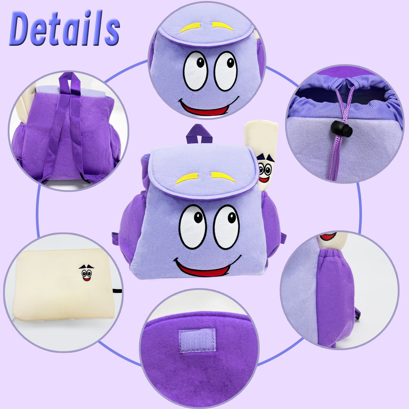 Dora Explorer Plush Backpack with Map 9.5 Inches Belarus Ubuy