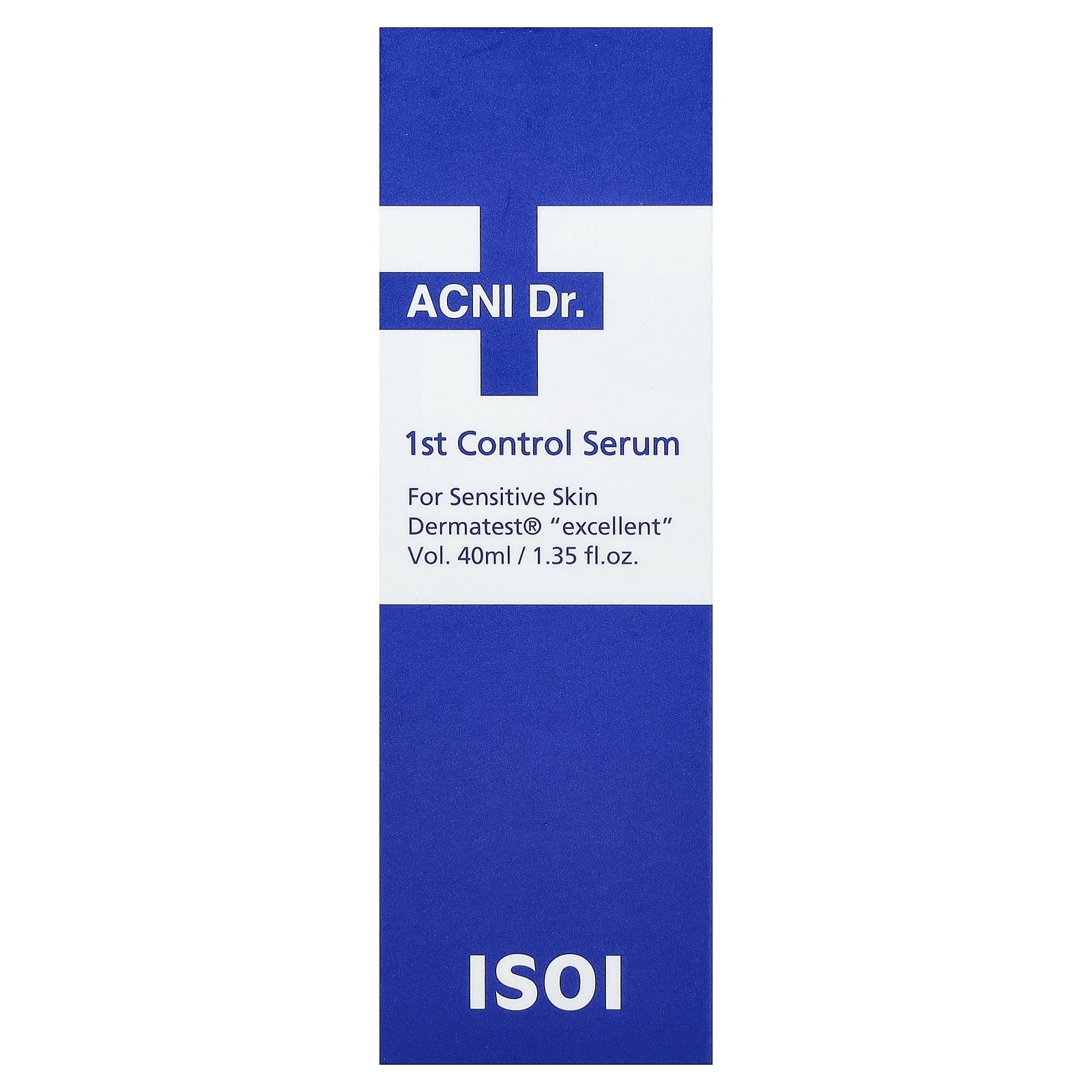 isoi ACNI Dr. 1st Control Serum, For Sensitive Skin, 1.35 fl oz (40 ml)