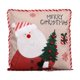 thumbnail image 1 of Funda de almohada navideña con cremallera, suave, moderna, 46 cm con 1 Papá Noel, 1 of 9