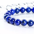 thumbnail image 3 of K-KED Lapis Lazuli Bracelet 8mm Gemstone Beads Stretch Bangle Handmade Chakra Gift, 3 of 3