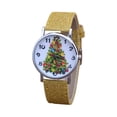 thumbnail image 1 of Reloj de cuarzo para mujer, relojes para mujer, reloj de cuarzo informal de moda para mujer, reloj con esfera brillante y correa de cuero., 1 of 2