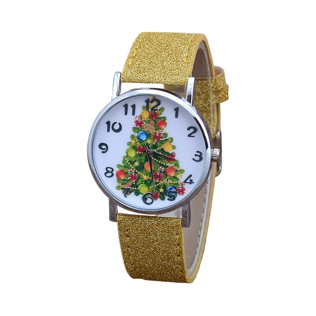 Reloj de cuarzo para mujer, relojes para mujer, reloj de cuarzo informal de moda para mujer, reloj con esfera brillante y correa de cuero.