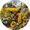 AAqqt9, variant on Eveokoki Rustic Whimsical Windmill Field Sunflowers Farmhouse Wooden Wall Clock - 12 Inch Silent Non-Ticking Decorative Clock for Kitchen, Living Room, Bedroom, Country Home Decor