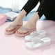 thumbnail image 3 of EeaseMX 1 par de zapatos de playa antideslizantes con suela antideslizante y diseño de diamantes de perla para mujer (blanco, talla 39, 24,5 cm, 7,5 EE. UU., 5 UK, 38,5 UE, 9,6285 pulgadas), 3 of 8
