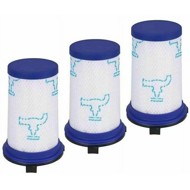 Paquete de 3 filtros de repuesto para aspiradora inalámbrica Rowenta Air Force 360 / X-Pert Essential 260