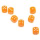 thumbnail image 4 of Juego de 100 dados de colores translúcidos, dados de 6 caras para juego o aprendizaje de matemáticas, naranja Zulema D6 Dice Board Game, 4 of 7