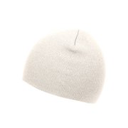 Top Headwear Cuffless Beanie For Men Women, Unisex Short Beanies Skull Cap, White