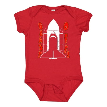 

Inktastic Blast Off! Space Shuttle Launchpad Gift Baby Boy or Baby Girl Bodysuit