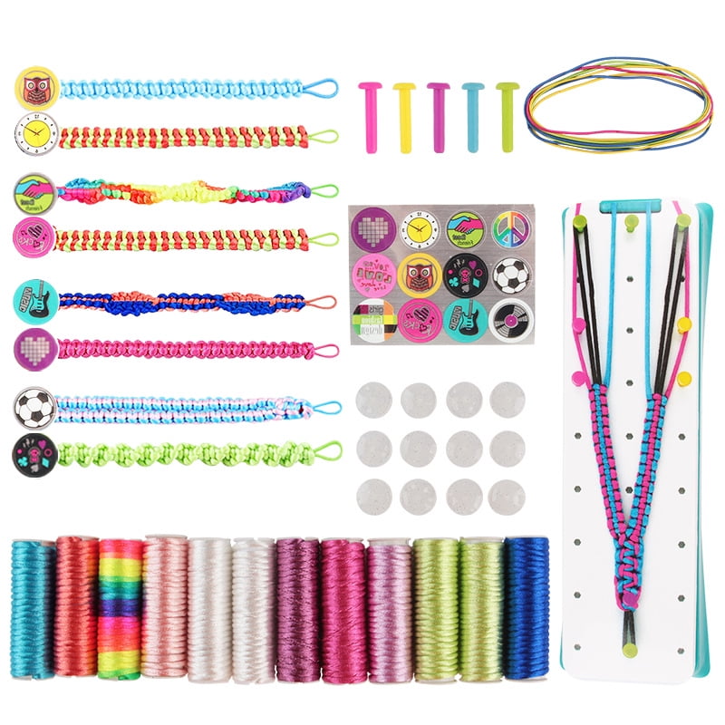 Friendship Bracelet Making Kit for Girls, Arts and Crafts for Kids ...
