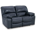 thumbnail image 3 of Signature Design by Ashley Leesworth Ocean Power Reclining Loveseat, 3 of 7