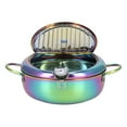 thumbnail image 4 of Kitchen Fryer, Frying Pot Non Stick Coating 3.4L Capacity Fryer Pot Anti Scalding Handle Kitchenware for Home Hotel Restaurant, 4 of 8