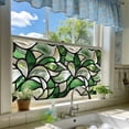thumbnail image 3 of 17"*39 Inch European Vintage Stained Glass Window Film,Non-Adhesive Removable Static Cling,UV-Resistant Blackout Window Stickers for Home Kitchen Window Decor, 3 of 7