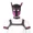 Pink, variant on Unisex Full Face Hood Mask with with Collar Armband and Shoulder Strap