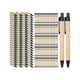 thumbnail image 1 of 200Pack Black Ballpoint Pens Medium Point Retractable Pens EcoFriendly Pens Recycled Kraft Paper Pens Bulk Office School, 1 of 5