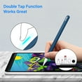 thumbnail image 4 of Fintie Soft Silicone Sleeve for Apple Pencil Pro & 2nd Generation - Protective Pen Skin Cover Pencil Grip Holder with 2 Nib Covers Accessories, Cyan Blue, 4 of 8