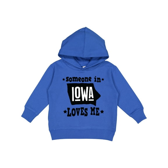 Inktastic Someone in Iowa Loves Me Souvenir Toddler Hoodie