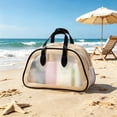 thumbnail image 6 of Clear Waterproof Travel Bag Transparent Makeup Organizer with Handle Large Capacity Portable Toiletry and Cosmetic Wash Bag for Travel, 6 of 6