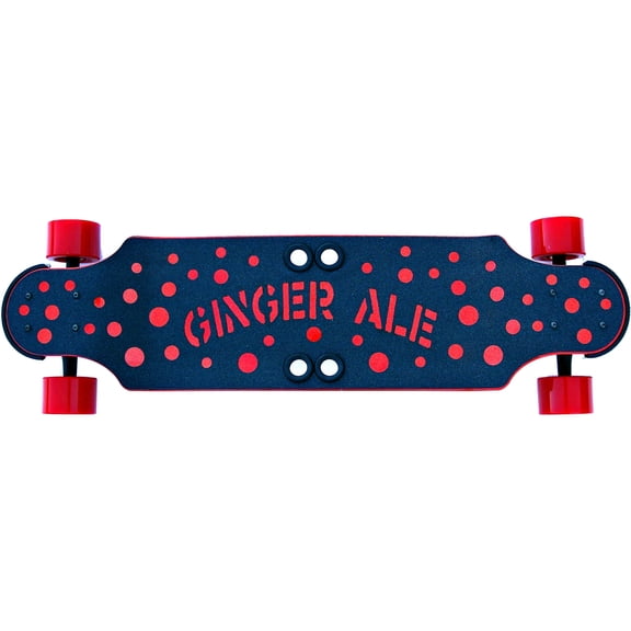 32" Red Ginger Ale Deluxe Complete Longboard