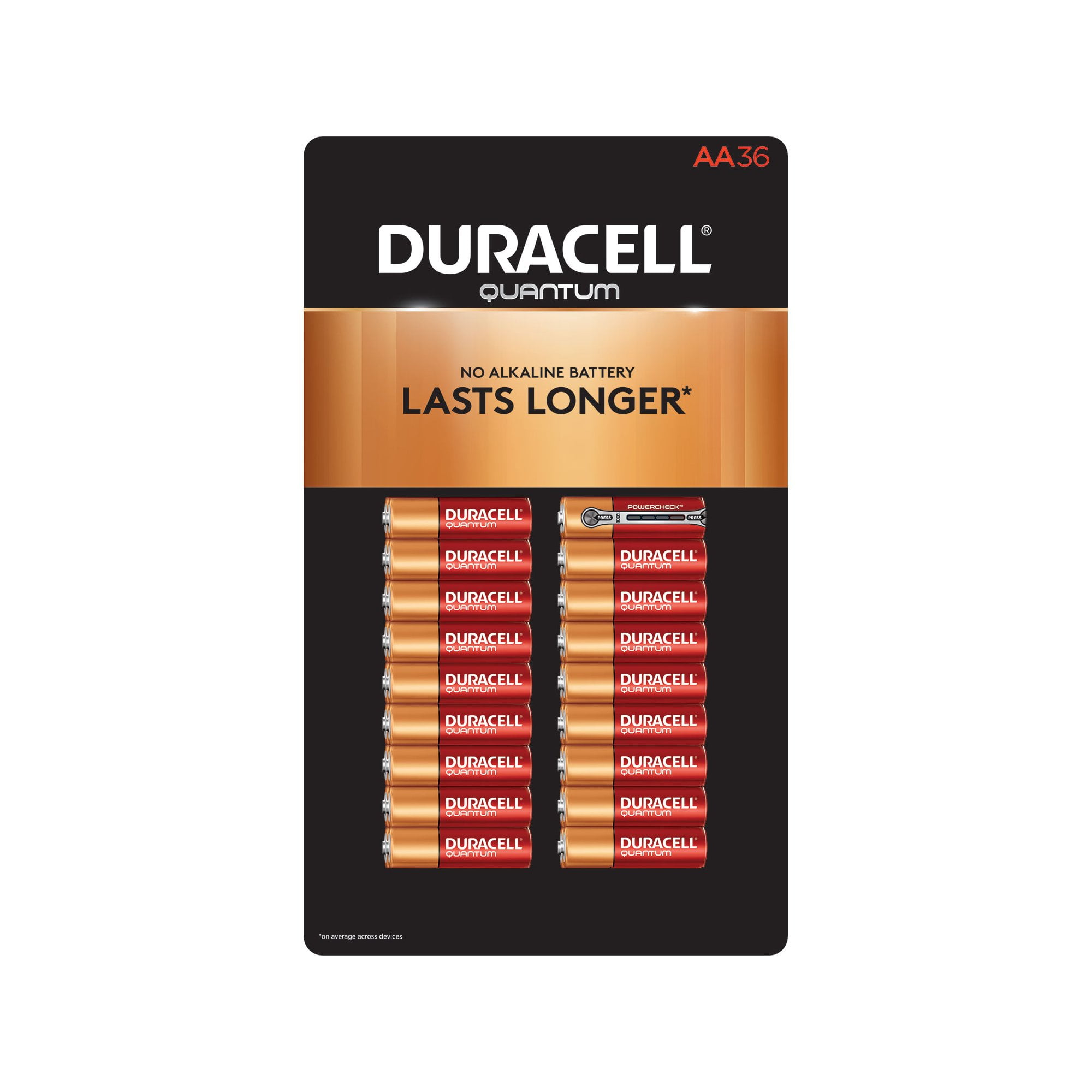 Branded Duracell Quantum Alkaline AA Batteries (36 pk.) Pack of 1