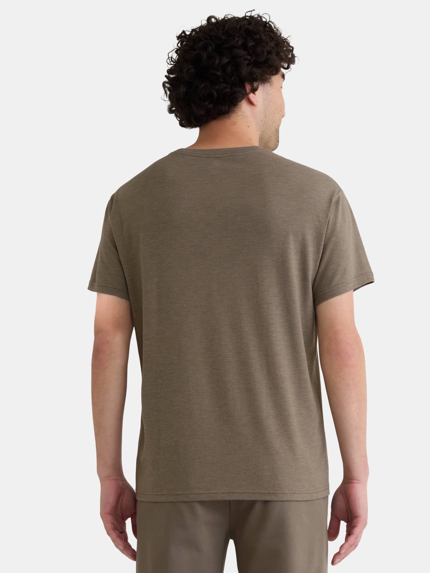 Athletic Works Men's and Big Men's Tri Blend Tee, Sizes XS-4XLT