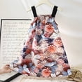 thumbnail image 2 of WhouRiu Girls Summer Casual Dresses Floral Print Sleeveless A Line Dress Kids Comfortable Cute Everyday Sundress,1-2 Years, 2 of 4