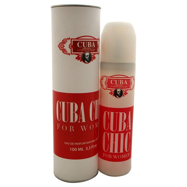 Cuba Chic de Cuba para mujeres - Spray EDP de 3.3 oz Cuba Cuba Cuba Chic Perfume EDP Dama 3.3oz