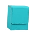 thumbnail image 4 of Caja de almacenamiento CUTICAT organizador de tarjeta comercial para tarjetas deportivas PU Azul, 4 of 8