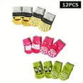 thumbnail image 1 of 4PCS Pet Paw Protection Dog Socks For Pet Dog Small Cat Non-slip Pet Socks Christmas Gift Pattern, 1 of 5