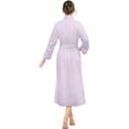 thumbnail image 2 of Elegant Women’s Long Soft Bathrobe - Lightweight Summer Sleepwear & Silky Smooth Nightgown, Luxurious V-Neck Loungewear for Home & Spa, 2 of 8