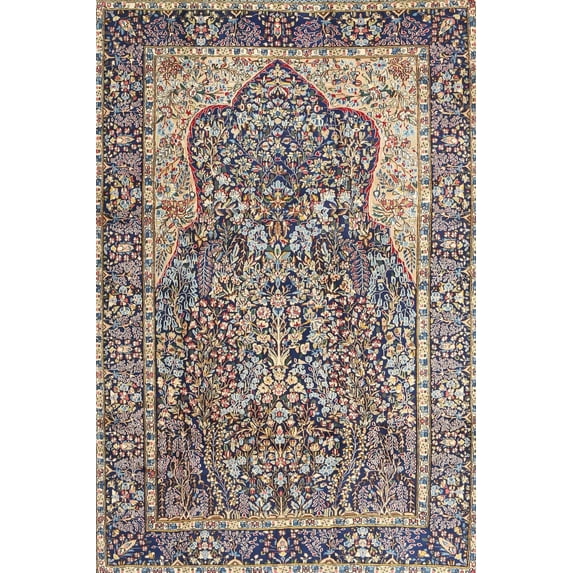 Ahgly Company Machine Washable Indoor Rectangle Traditional Tan Brown Area Rugs, 5' x 8'
