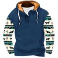 thumbnail image 1 of Sudaderas con capucha para hombre, moda, bolsillos, manga larga, estampado, sudaderas con capucha, blusa para hombre, blusa de poliéster, 1 of 4