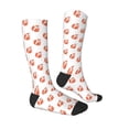 thumbnail image 3 of Balery Orange Fox Printed Novelty Socks Men's Women's Crew Socks Sports Socks Knee High Socks Cotton Socks Quirky and Cool Socks, 3 of 9