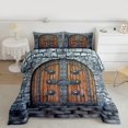 thumbnail image 2 of Homewish Old Barn Door 3 Pieces Queen Comforter Set for Female Men Adults,Retro Vintage Ultra Soft Bedding Sets,Rustic Lodge Cabin Bedding Comforter Set Breathable,Microfiber Bedroom Decor, 2 of 8