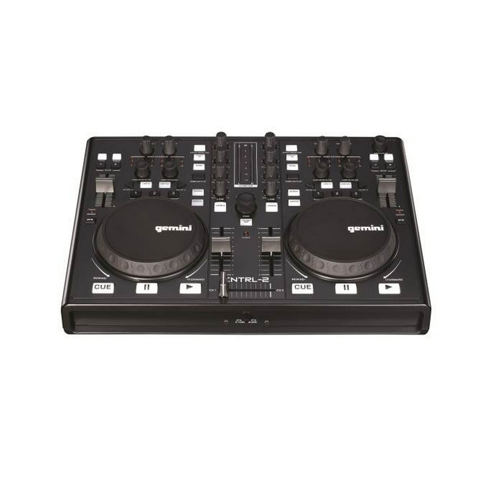 New Gemini CNTRL2 USB MIDI Pro DJ Mixer Software Controller Virtual DJ
