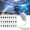 With 3 Films, variant on HD Smart Dynamic 5D Holographic Night Light Projector,Plug and Play HD 2-in-1 Galaxy Star Projector,360 Rotating, USB Powered,with 24 Films