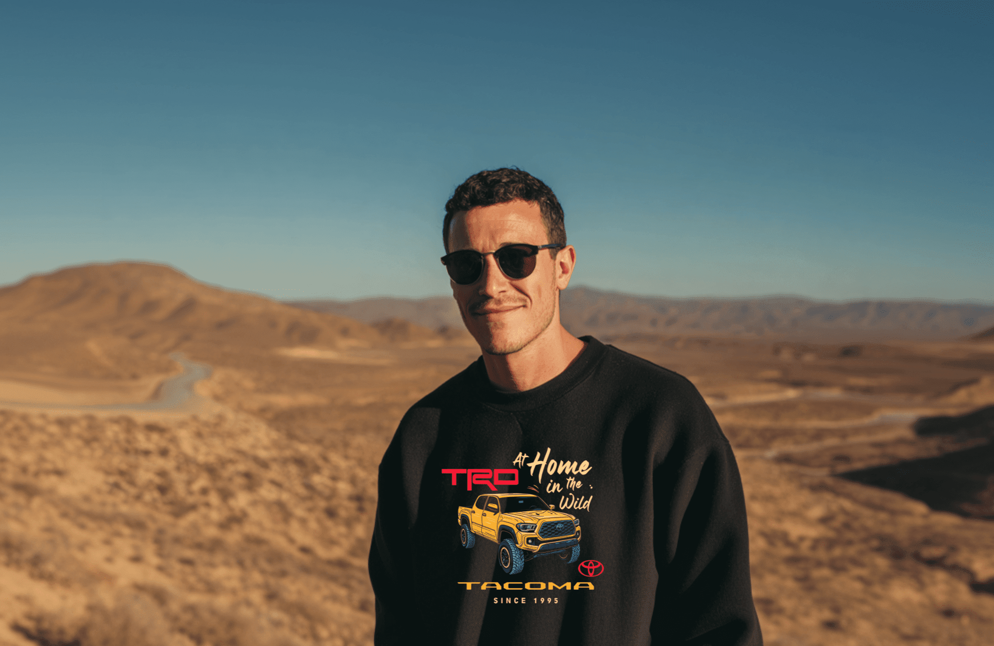 Toyota Tacoma Pick-Up Truck At Home in the Wild Sweatshirt