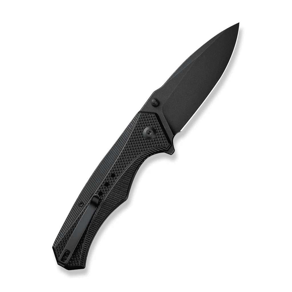 CIVIVI Photonix Pocket Knife, Folding Knife with 3.7" 14C28N Blade G10 Handle with Pocket Clip for Men Women, Camping Hiking Fishing Knife C23081B-1, Black