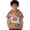 Orange, variant on Kids Soccer Ice Cream Print Short Sleeve Hoodie Size 4-12Y Lightweight Pullover With Pocket Summer Top