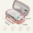 thumbnail image 3 of Large Capacity Pencil Bag Solid Color Stationery Bag Student Pencil Box, 3 of 3