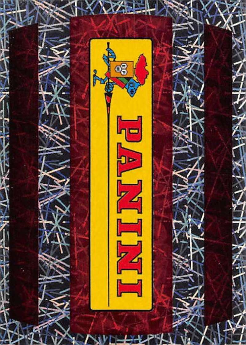 2018 Panini NFL Stickers #18 Panini Logo FOIL Football ...