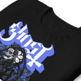 thumbnail image 3 of Ghost - Blue Roses Unisex T-Shirt - Black - Small, 3 of 7