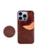 thumbnail image 4 of Funda tipo cartera para iPhone 13 Pro Max con tarjetero de cuero de doble capa, funda protectora a prueba de golpes diseñada para iPhone 13 Pro Max (marrón), 4 of 5