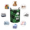 thumbnail image 4 of KLL St Patrick's day Waterproof Foldable Laundry Hamper Bucket with Handles for Storage Bin,Kids Room,Home Organizer-Small, 4 of 6