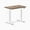 Natural Walnut / White, variant on Desky Dual Mini Hardwood Sit Stand Desk - Saman / 40 X 24 Inches / Space Gray