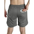 thumbnail image 2 of Luxtrada Mens Running Short Workout Running Shorts 2-in-1 Stealth Shorts (Gray,2XL), 2 of 12