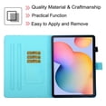 thumbnail image 5 of Allytech Galaxy Tab A 10.1" 2019 Released Case Model SM-T510 T515, Slim Fit Shockproof Multi Angle Kickstand Folio Flip Patterned Cover Case for Samsung Galaxy Tab A 10.1 T510, Butterfly Tower, 5 of 6