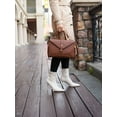 thumbnail image 6 of MKF Collection Angela Vegan Leather Women's Satchel Handbag by Mia K, 6 of 8