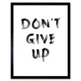 thumbnail image 1 of Gym Inspiration Don't Give Up Exercise Work Out Motivation Living Room Aesthetic Art Print Framed Poster Wall Decor 12x16 inch, 1 of 5