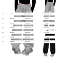 thumbnail image 3 of UACY Boys Girls Baggy Sweatpants Wide Leg Barrel Elastic Waist Drawstring Casual Loose Joggers Track Pant (Grey, 9-10 Years), 3 of 6