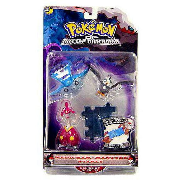 Pokemon Series 9 Medicham, Mantyke & Starly Figure 3-Pack